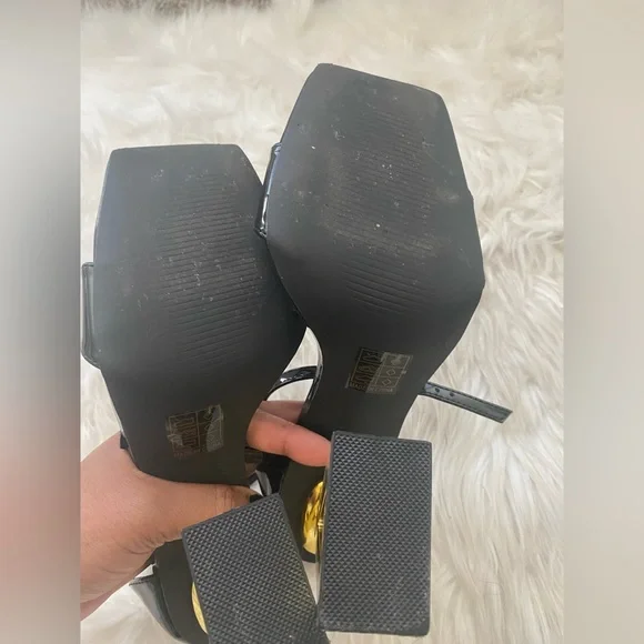 Triangle Ankle Strap Heels - Picture 3 of 6